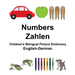 English-German Numbers/Zahlen Children's Bilingual Picture Dictionary