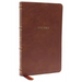 Nkjv, Thinline Bible, Leathersoft, Brown, Red Letter Edition, Comfort Print: Holy Bible, New King James Version