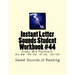 Instant Letter Sounds Student Workbook #44: Crazy Mix Partners: au-aw ew-oo oi-oy ou-ow