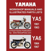 Yamaha Ya5 and Ya6 Workshop Manuals and Illustrated Parts Lists 1961-1967