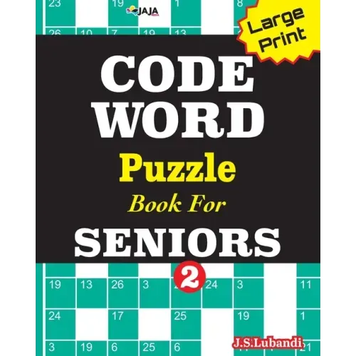 CODEWORD Puzzle Book For SENIORS; Vol.2