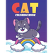 cat coloring book: 30 cat to color, cute cat and kitten coloring book