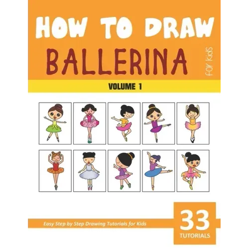 How to Draw Ballerina for Kids - Vol 1