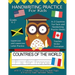Handwriting Practice For Kids: Countries of the World With Workbook Sheets and A- Z Alphabet Flags Coloring Book Pages: Pre K, Kindergarten, Age 2-4,