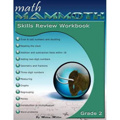 Math Mammoth Grade 2 Skills Review Workbook