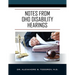 Notes from OHO Disability Hearings