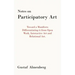 Notes on Participatory Art: Toward a Manifesto Differentiating It from Open Work, Interactive Art and Relational Art.