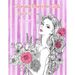 Coloring Books for Girls Ages 8-12: Pretty Elegant Girl Flower Coloring Book For Relaxation, Fun, and Stress Relief