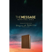 The Message Devotional Bible, Brown Cross: Featuring Notes & Reflections from Eugene H. Peterson