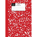 Marble Notebook A5: Red Marble Wide Ruled Journal