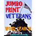 Jumbo Print Veterans Word Search: 133 Extra Large Print Patriotic Defense Themed Puzzles