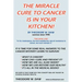 The Miracle Cure to Cancer Is in Your Kitchen!