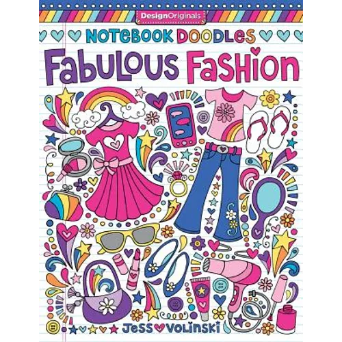 Notebook Doodles Fabulous Fashion: Coloring & Activity Book