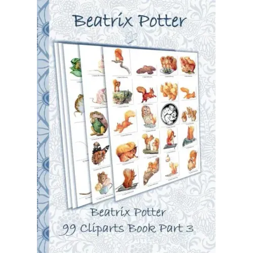 Beatrix Potter 99 Cliparts Book Part 3 ( Peter Rabbit ): Sticker, Icon, Clipart, Cliparts, download, Internet, Dropbox, Original, Children's books, ch