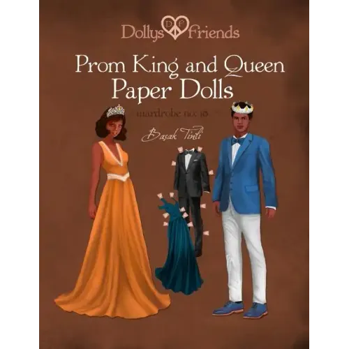 Dollys and Friends, Prom King and Queen Paper Dolls, Wardrobe No: 10