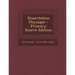 Dissertation Physique - Primary Source Edition