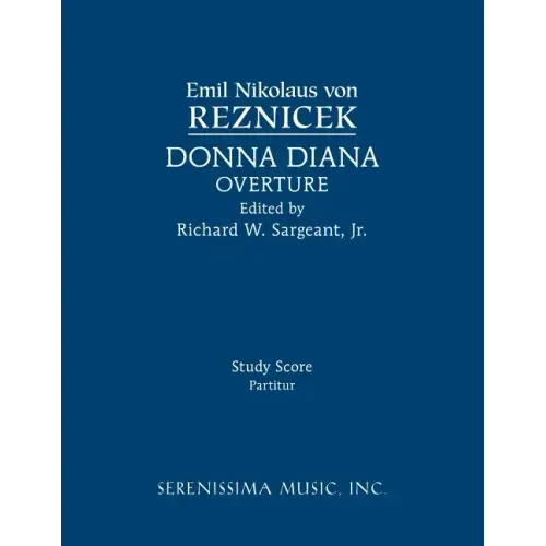 Donna Diana Overture: Study score