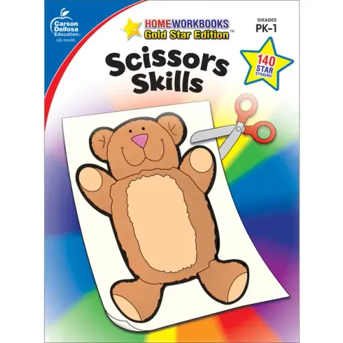 Scissors Skills, Grades Pk - 1: Gold Star Edition Volume 17