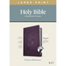 KJV Large Print Thinline Reference Bible, Filament Enabled Edition (Red Letter, Leatherlike, Floral/Purple, Indexed)
