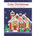 Cute Christmas Holiday Coloring Book: A Festive Coloring Book for Adults