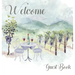 Vineyard themed Guest Book, vacation home, comments book, holiday home, visitor book to sign