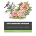 Color By Number Adult Coloring Book: Birds, Butterflies, Animals For Relaxation Coloring Book