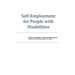 Self-Employment for People with Disabilities