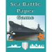 Sea Battle Paper Game: Battleship Paper Game Grid, Sea Battle Book, Activity Book for Children and Adults