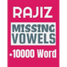 Rajiz Missing Vowels puzzle: Plus 10000 Missing Vowels Puzzle for Adults