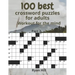 100 best crossword puzzles for adults: Workout for the mind