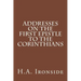 Addresses on the First Epistle to the Corinthians