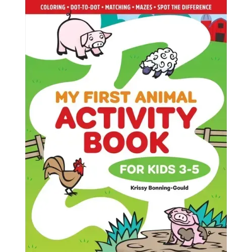 My First Animal Activity Book: For Kids 3-5