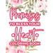 Promises To Bless Your Heart Coloring Book: Calming Bible Verses With Relaxing Designs and Illustrations To Color, Coloring Pages For Women