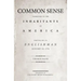 Common Sense: The Origin and Design of Government
