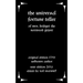 The Universal Fortune Teller: Of Mrs. Bridget the Norwood Gypsy