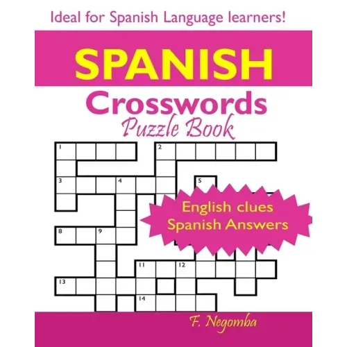 SPANISH Crosswords Puzzle Book