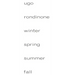 Ugo Rondinone: Winter, Spring, Summer, Fall