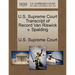 U.S. Supreme Court Transcript of Record Van Riswick V. Spalding