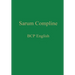 Sarum Compline: BCP English