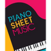 Piano Sheet Music: Empty staff pages for composing and writing songs * 8" x 10" 100 pages
