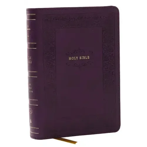 KJV Holy Bible: Compact with 43,000 Cross References, Purple Leathersoft, Red Letter, Comfort Print: King James Version