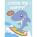 Color Me Happy! (Blue): With Shiny Outlines to Guide Little Hands