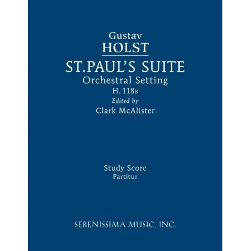 St. Paul's Suite, H.118b: Study score