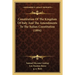Constitution Of The Kingdom Of Italy And The Amendments To The Italian Constitution (1894)