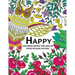 Happy Coloring Books for Adutls: An Adult coloring Books with Animals Flower and Floral