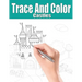 Trace and Color: Castles: Adult Activity Book