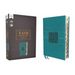 Nasb, Thinline Bible, Leathersoft, Teal, Red Letter Edition, 2020 Text, Thumb Indexed, Comfort Print