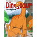 Dinosaur coloring book: 40+dinosaurs on backgrounds to color