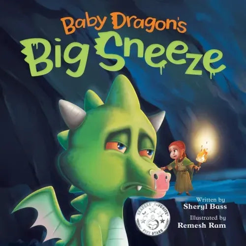 Baby Dragon's Big Sneeze: A Picture Book About Empathy and Trust for Children Age 3-7