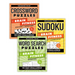 Brain Fitness Puzzle Games Variety Pack: Enlarged Print Sudoku, Crosswords, Word Search
